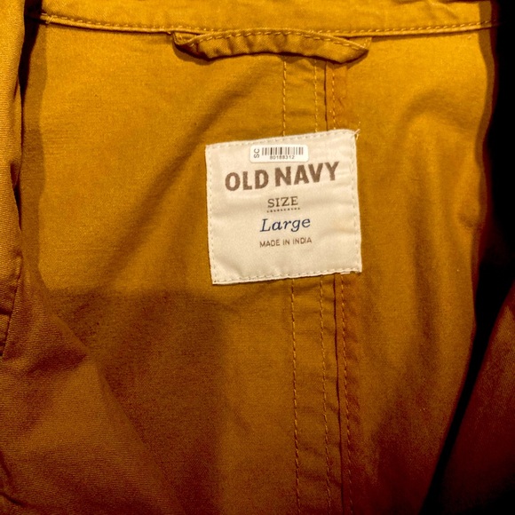Old Navy Trench Coat size Lg - Picture 3 of 3